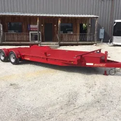 24FT OPEN CAR HAULER - STEEL FRAME
