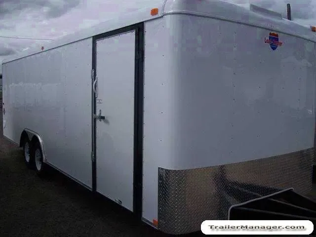 24ft Car Carrier White w/Spare Mount