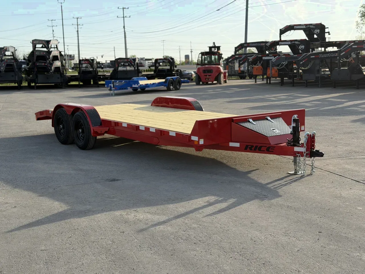 062107 - 2026 Rice Trailers 9.9k Magnum Car Hauler Car Hauler Trailer