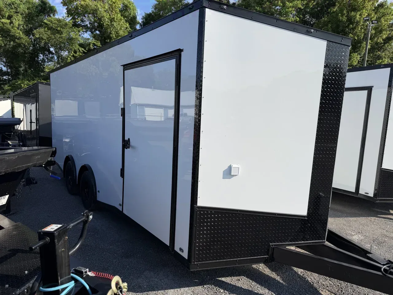 041006 - 2027 Steel Pines Cargo Black Label 20' Finished Interior Car Hauler Trailer