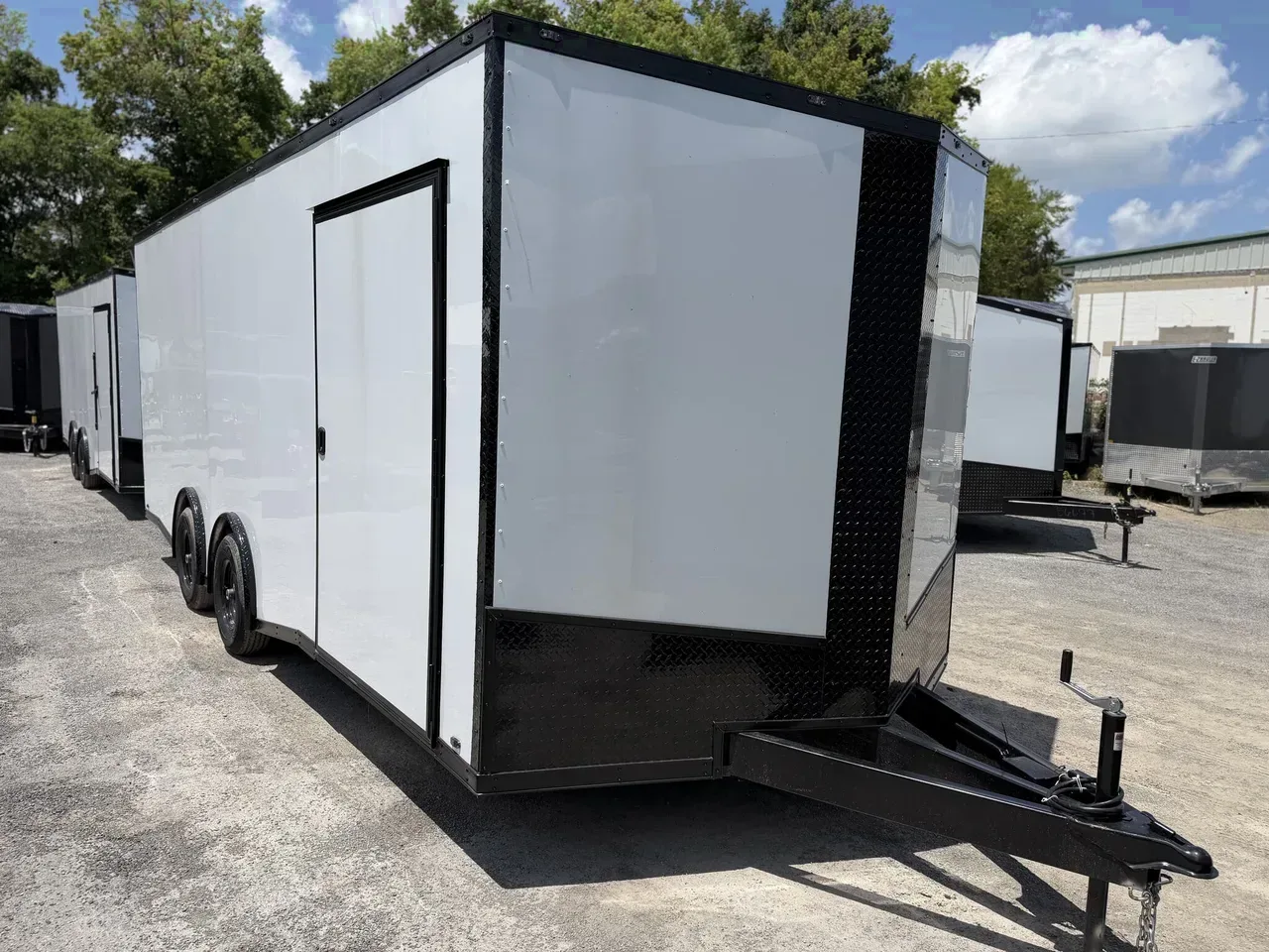041033 - 2027 Steel Pines Cargo Black Label 20' Car Hauler Car Hauler Trailer