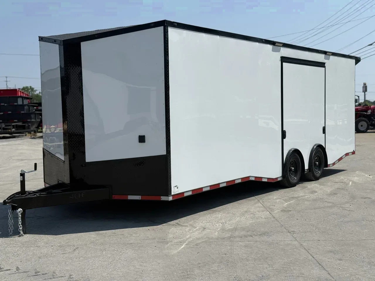 039801 - 2026 Steel Pines Cargo Black Label 28' Finished Interior w/ Escape Door Car Hauler Trailer