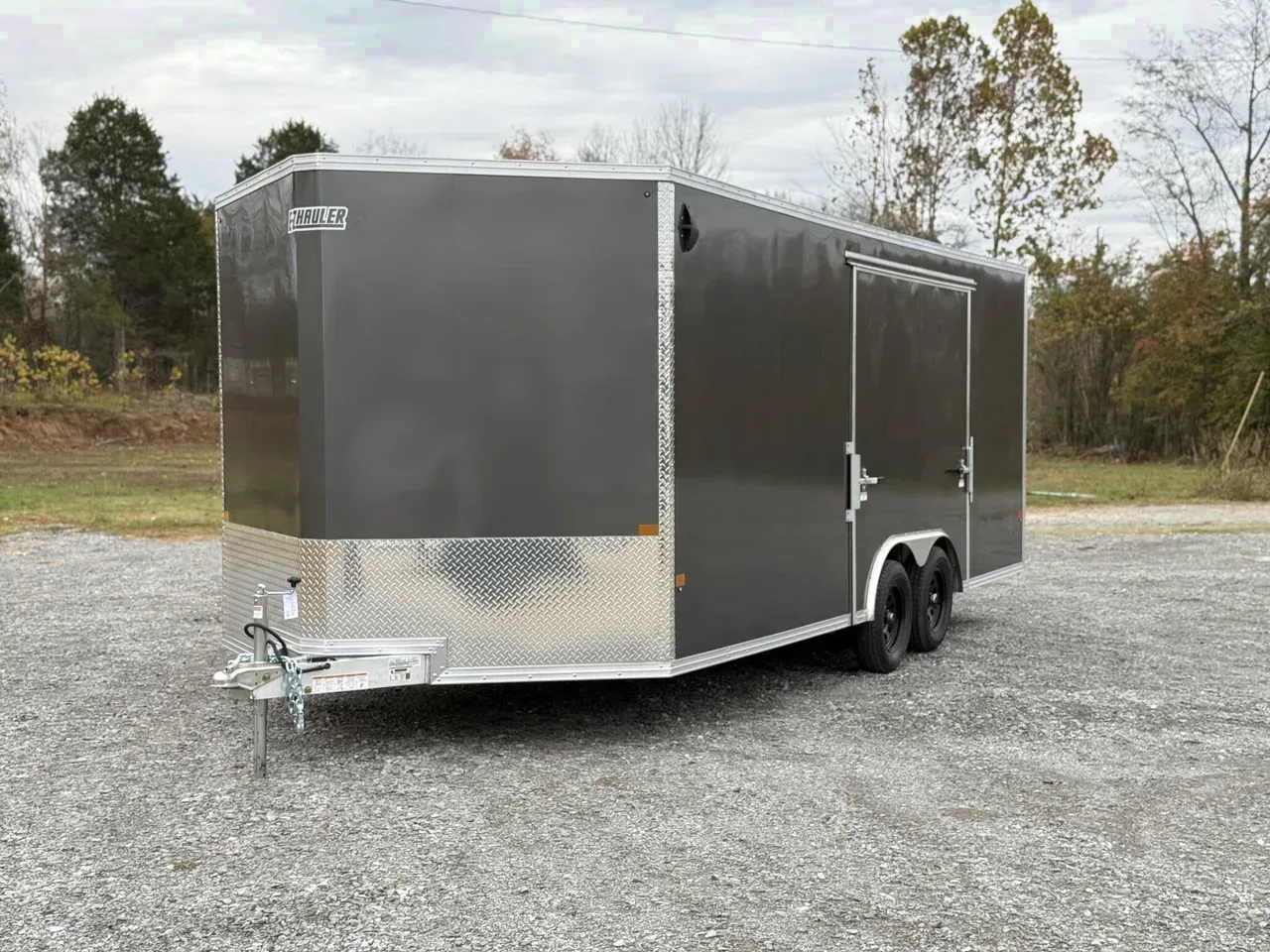 028773 - 2026 Alcom Offroad 20' All Aluminum W/ Escape Door Car Hauler Trailer