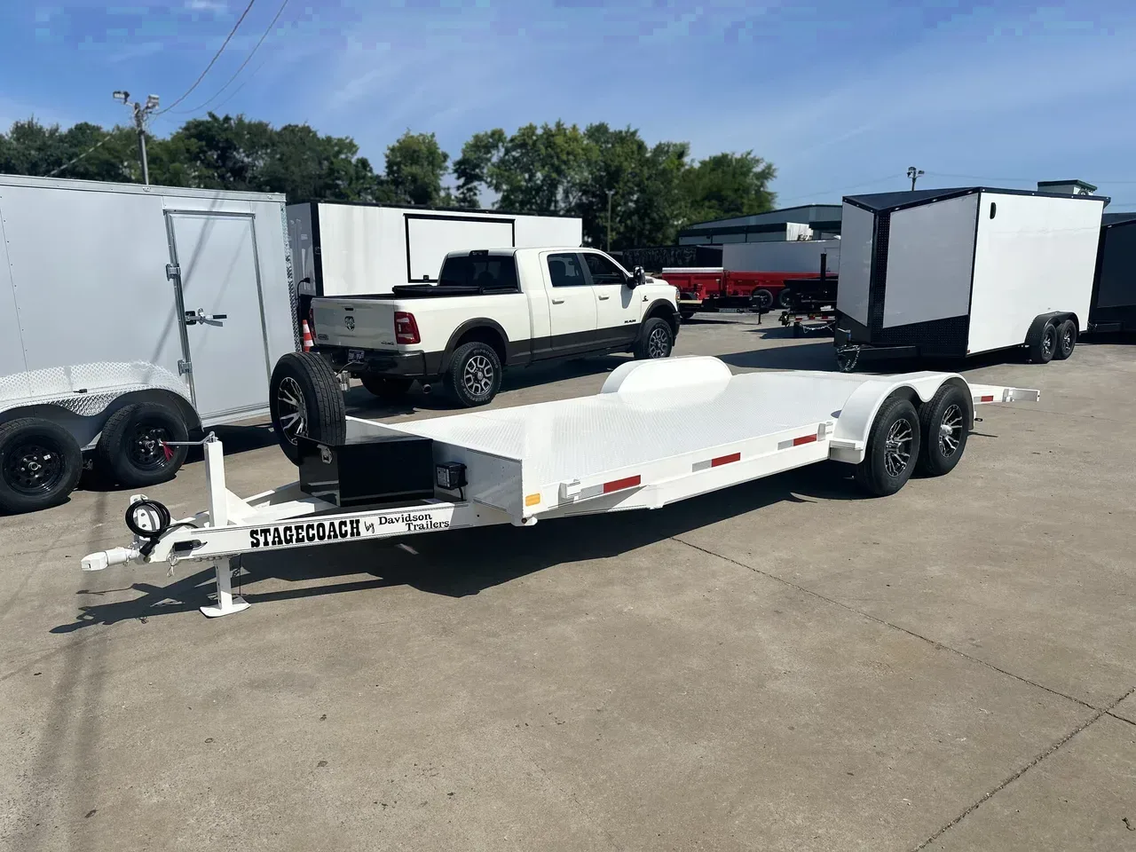 DT4077 - 2025 Davidson Trailers 20' Steel Deck Car Hauler Car Hauler Trailer