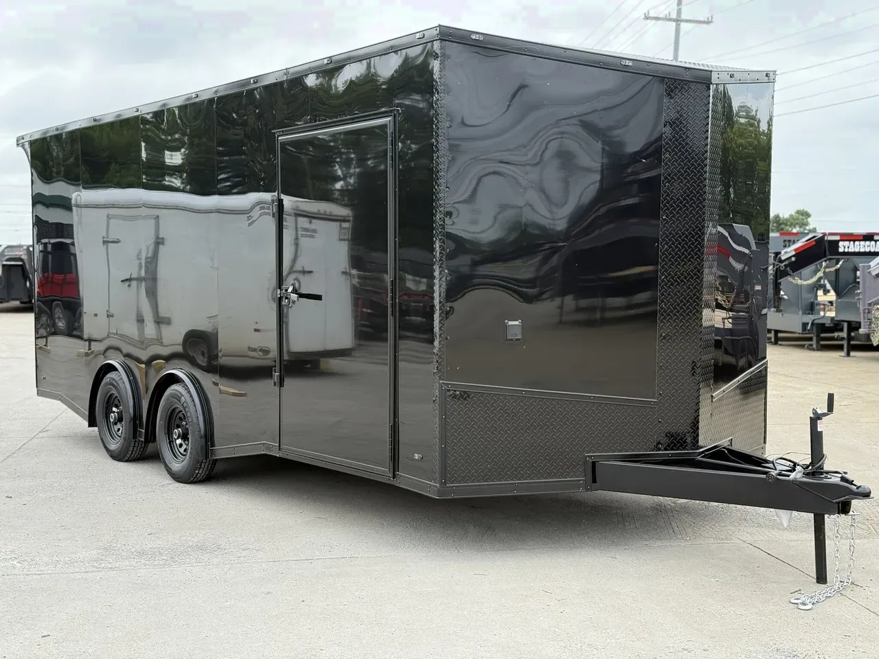039712 - 2026 Steel Pines Cargo Black Label 8.5x20' Enclosed Car Hauler Trailer