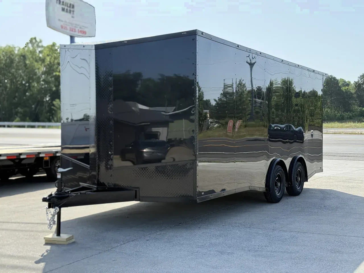035956 - 2025 Steel Pines Cargo Black Label 8.5x20' Enclosed Car Hauler Trailer
