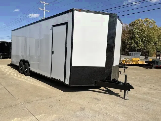 2025 High Country 8.5x24 Enclosed Car Hauler - White