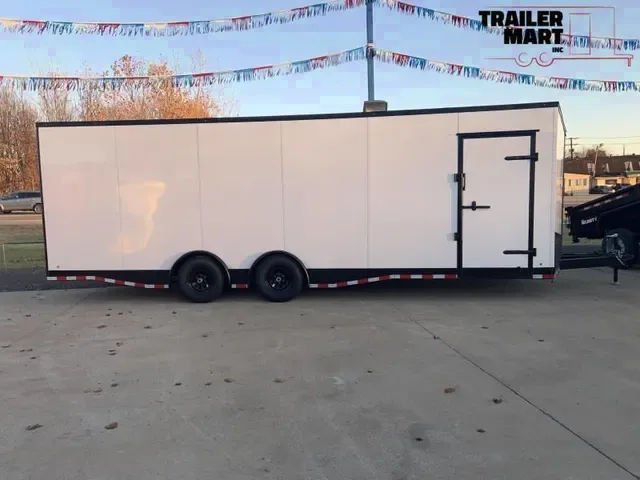 2025 8.5x24 Enclosed Auto Trailer - Spread Axle Design