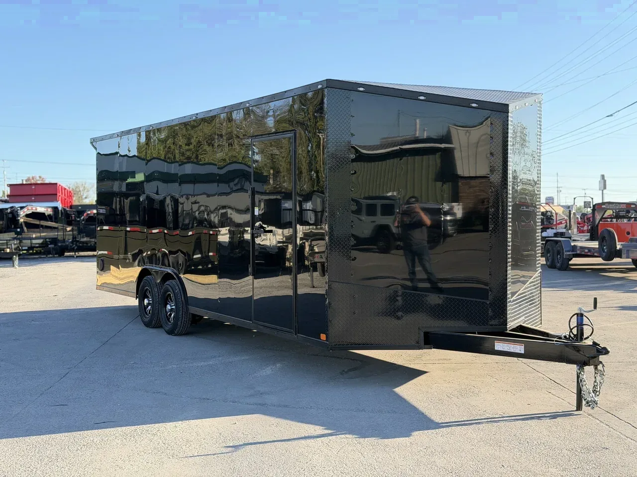 001745 - 2026 Seed Cargo 24' Blackout Race Trailer Car Hauler Trailer