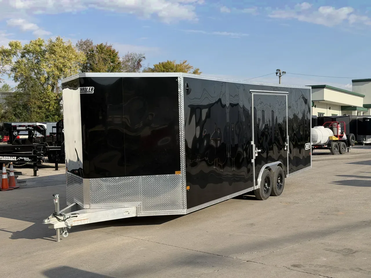 028783 - 2026 Alcom Offroad 24' Aluminum Car Hauler w/ Escape Door Car Hauler Trailer