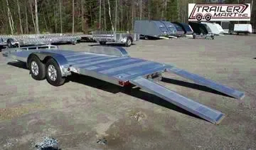 Secure Your Ride: New 2025 Mission 8x18 Auto Hauler Trailer