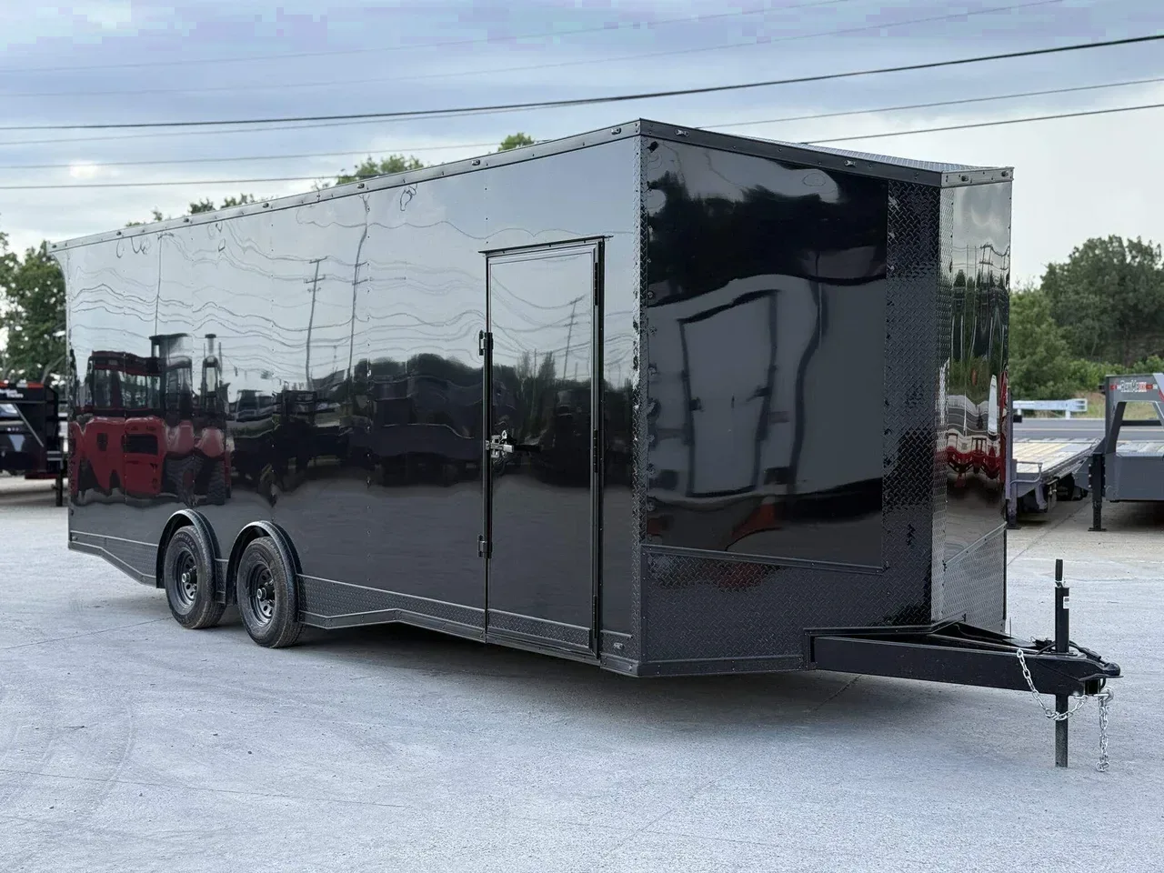 041310 - 2027 Steel Pines Cargo Black Label 8.5x24' Enclosed Car Hauler Trailer