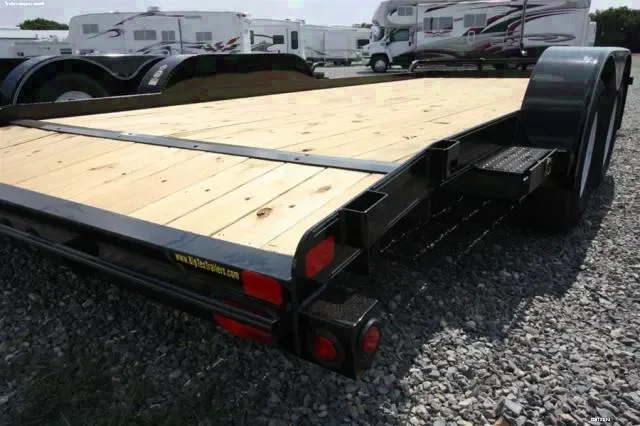 20ft Open Car Hauler-Wood Deck