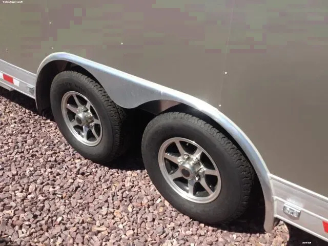 Champage Flat Front 24ft Race Trailer-Loaded