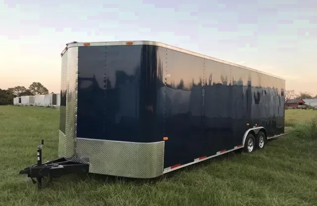 24ft Tandem 5200lb Axle Enclosed Car Hauler