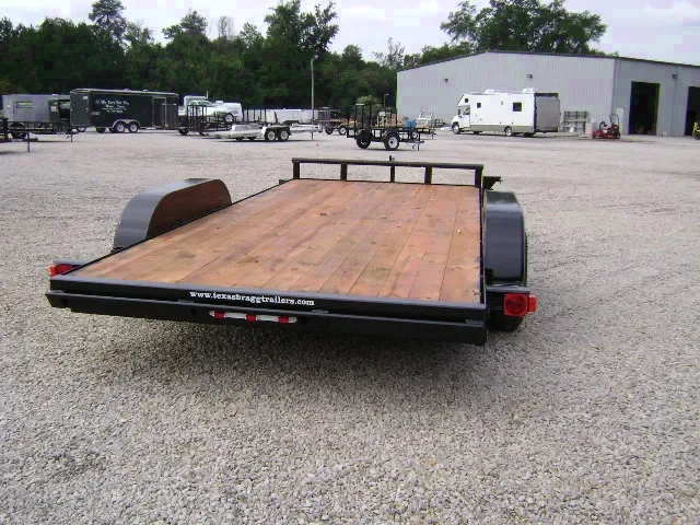 16ft open car hauler w/3500lb axles