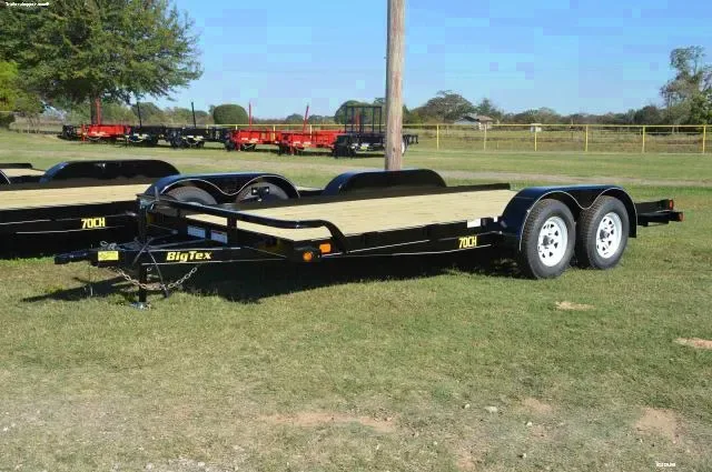 16ft 7000# Bumper Pull Car Hauler with Ramps