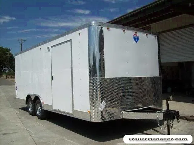 20ft Enclosed Car Hauler w/Stone Guard