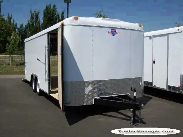Flat Front 20ft Cargo Hauler w/Side Door