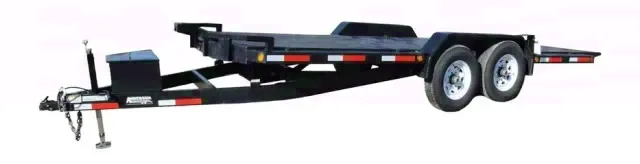 20FT BLACK STEEL TILT DECK AUTO TRAILER