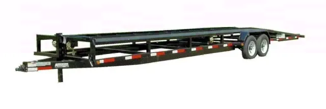 PINTLE HITCH 34FT BLACK CAR HAULER