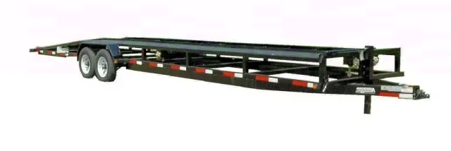34FT PINTLE HITCH CHANNEL AUTO TRAILER