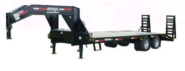 25FT GOOSENECK CAR HAULER WITH DOVETAIL