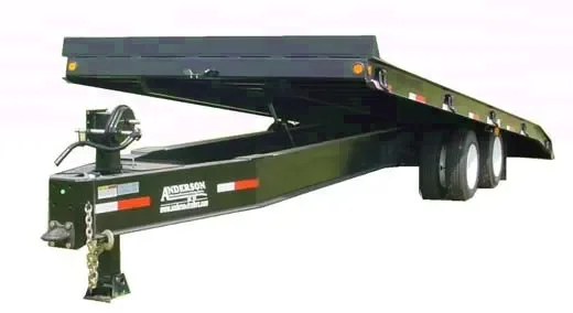 28FT BLACK TILT TRAILER-DOUBLE TANDEM