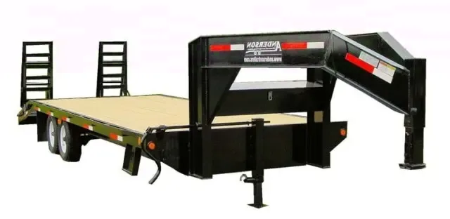 30FT OPEN STEEL FRAME W/WOOD DECK CAR HAULER