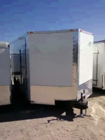 8.5X16 ENCLOSED V-NOSE CARHAULER TRAILER 2025