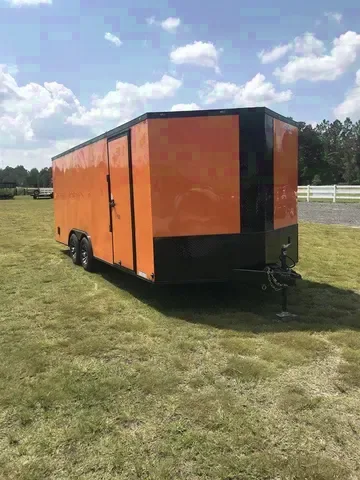 Orange Blackout 20ft Car Trailer