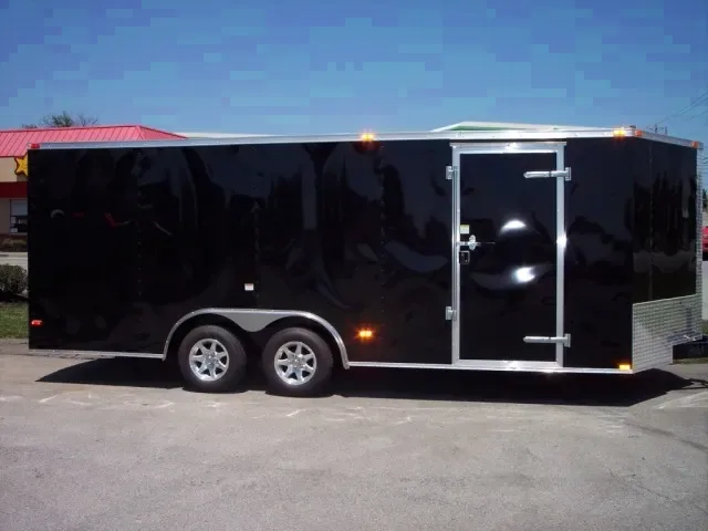20ft V-Nose Car Hauler - Black
