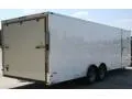 White Car Hauler 24FT TA V-Nose