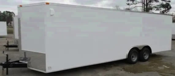 24FT ENCLOSED TRAILER WITH V-NOSE