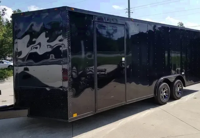 BLACKOUT 24FT V-NOSE 5200LB AXLES