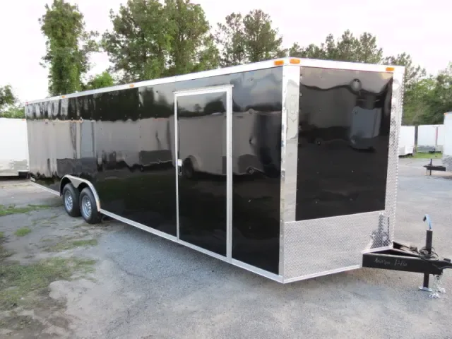 26FT TA BLACK V-NOSE CAR HAULER
