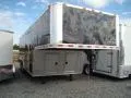 28ft GN Enclosed Car Hauler w/ Escape Door