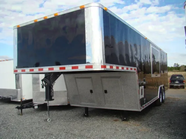 28ft GN Auto Trailer w/ 7,000lb Tandem Axles