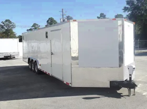 30ft Tri Axle V-nose Car Hauler