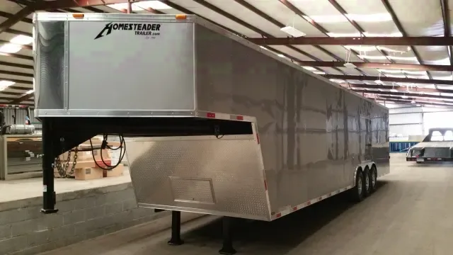 8.5X40 TTA SILVER GOOSENECK CARHAULER