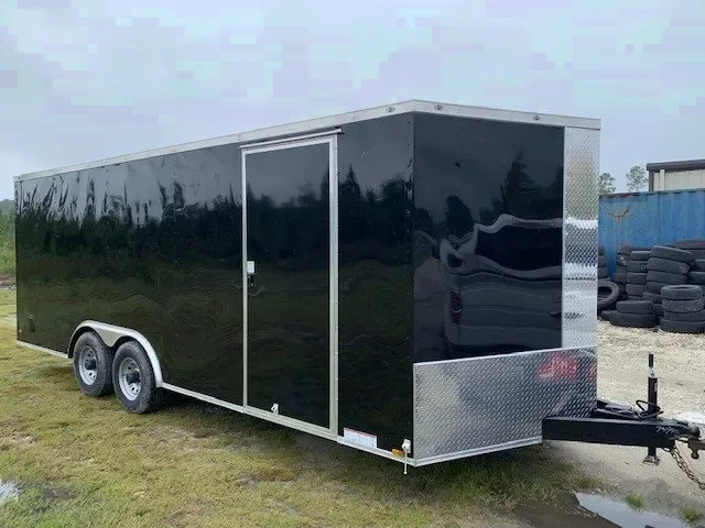 20ft Enclosed Car Hauler w/Stone Guard
