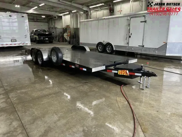 2025 Imperial 8.5x23 Open Car Hauler with Full Steel Tread Plate Floor