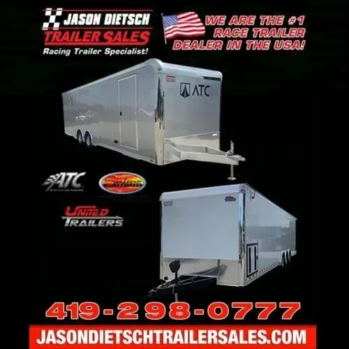 2025 United 8.5x28 All Aluminum Car-Race Trailer for Sale