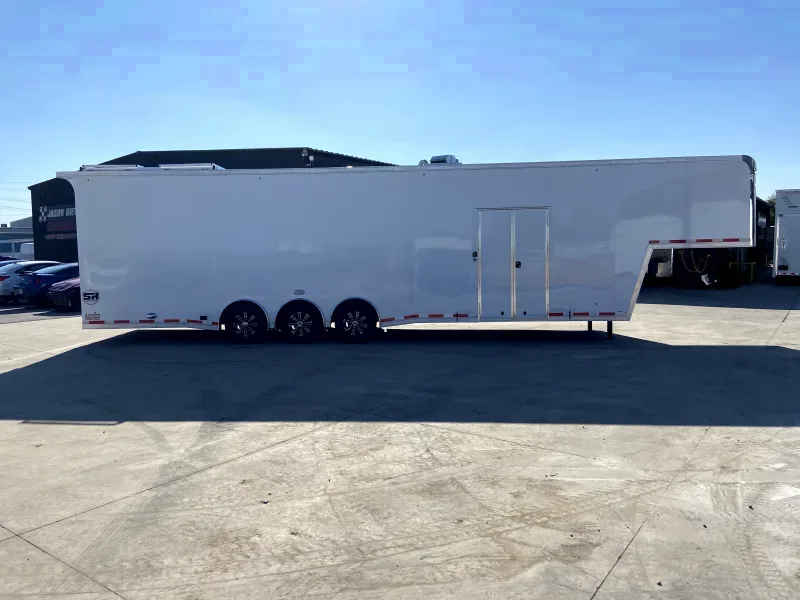 2025 United 8.5x40 Extra Height Dirt Late Model Gooseneck Trailer - Inquire Today!