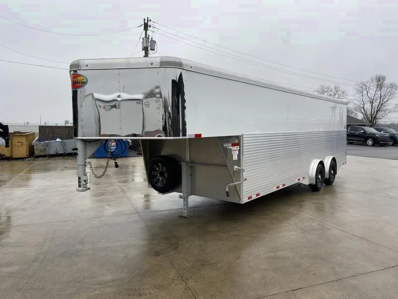 Make an Offer: 2025 Sundowner 8x24 All-Aluminum Gooseneck Car Hauler