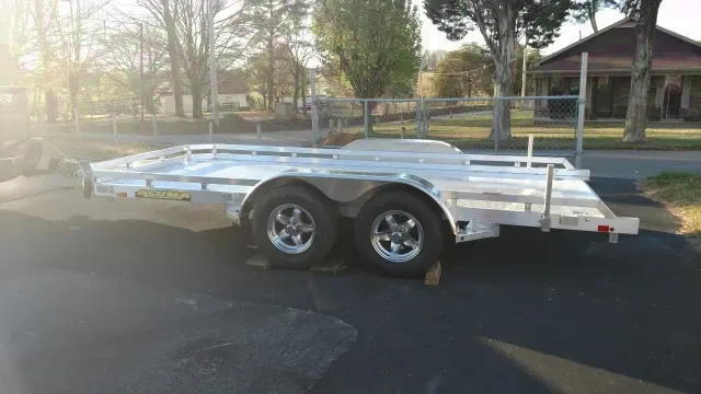 16FT ALL ALUMINUM CAR HAULER W/3500LB AXLES