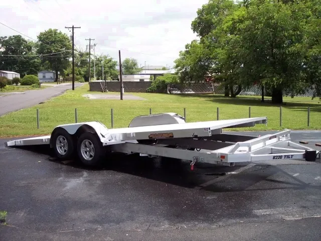 20ft All Aluminum Tilt Car Hauler w/3500lob Axles w/Brakes