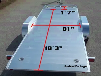 18ft All Aluminum Tilt Car Hauler