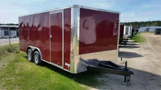 RED FLAT FRONT 20FT CAR HAULER
