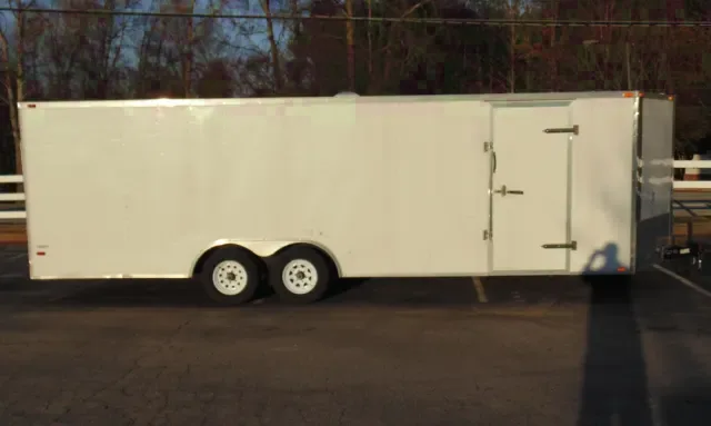 24FT ENCLOSED CAR HAULER W/5200LB AXLES